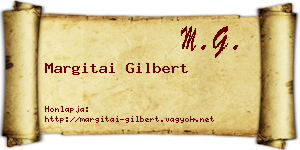 Margitai Gilbert névjegykártya