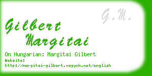 gilbert margitai business card